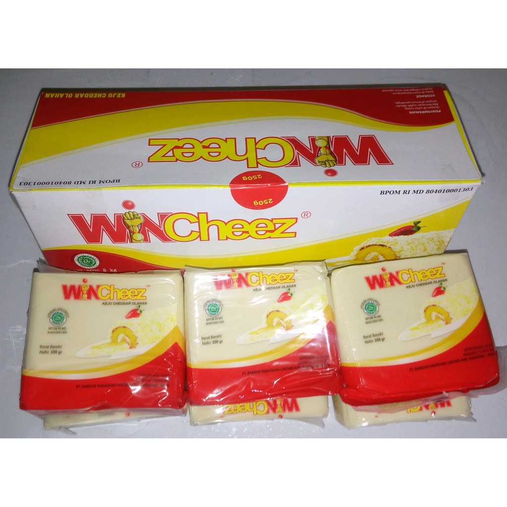 

WINCheez 250 gr GROSIR BOX isi 8 x 250gr ( Keju Cheddar )
