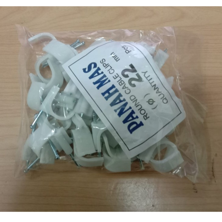 KLEM TEMBOK KAYU/PIPE CLAMP/KLEM PIPA PVC 1/2 INCHI/KLEM TEMBOK PIPA/KLEM PIPA BERKUALITAS