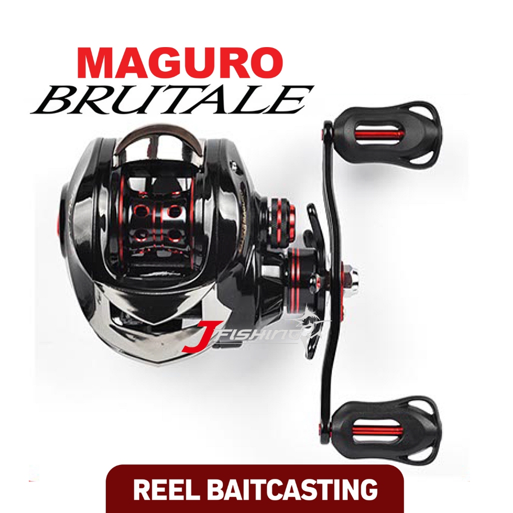 Reel BC MAGURO Brutale 101SH | Handle kiri | Bait Casting | Laut Sungai Danau Pantai