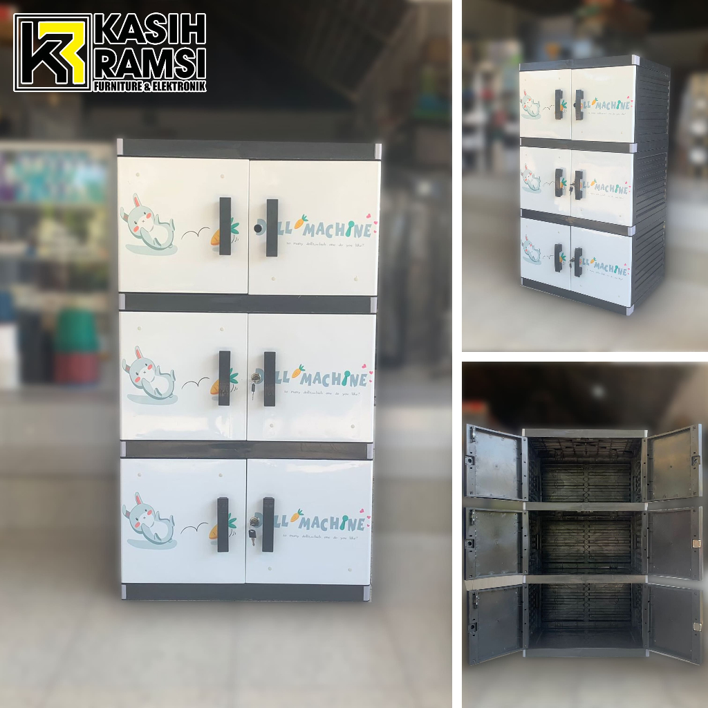 LEMARI PLASTIK MR PLAST 3 SUSUN