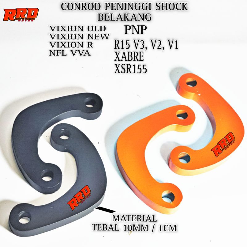 Conrod Peninggi shock belakang R15 V1, V2, V3, Vixion Old New, Vixion R, Vva, Nvl, Nva, Xabre, Mt15,
