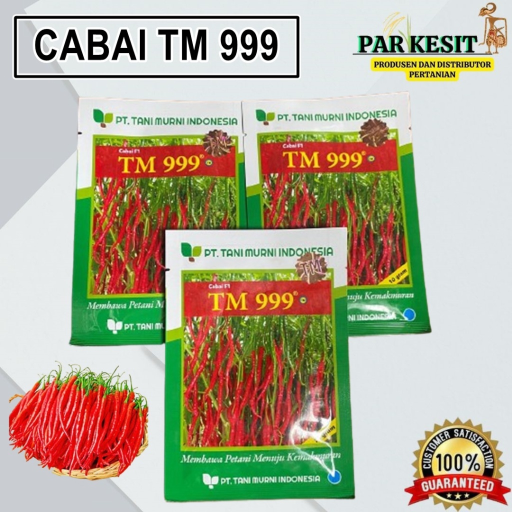 Benih Cabe Keriting Hybrida F1 TM 999