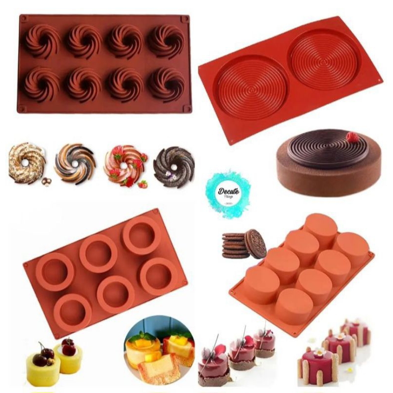 Cetakan Puding Mini/ Cetakan Puding Gelas/Cetakan Tabung/ Cetakan Dessert Mini/ Cetakan Mousse Desse