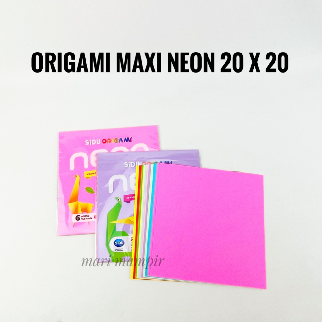 

ORIGAMI MAXI NEON 20 X 20 CM