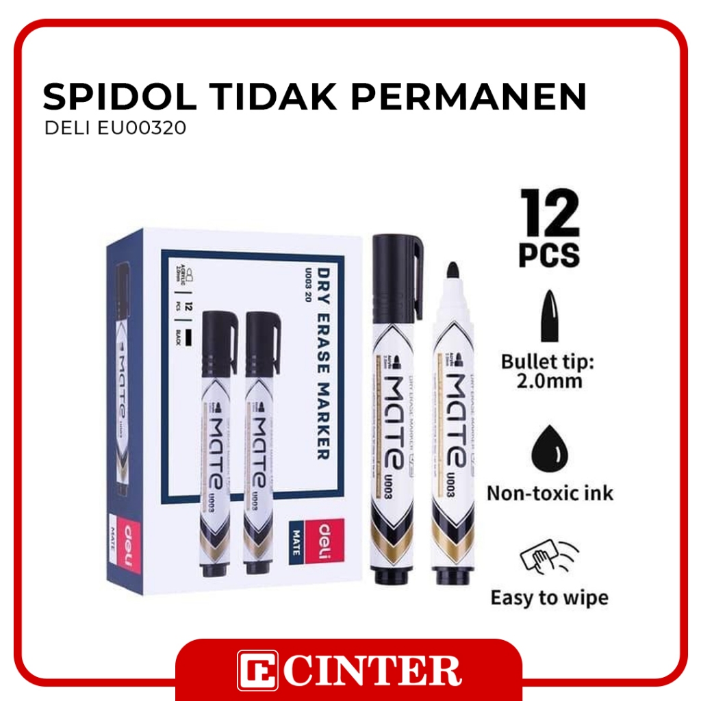 

DELI - SPIDOL NON PERMANEN / SPIDOL WHITEBOARD EU00320