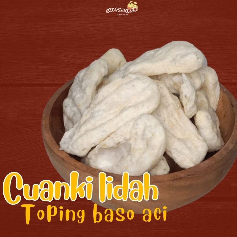 

(AGEN) CUANKI LIDAH 150 BIJI TOPING BASO ACI