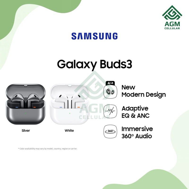 TWS SAMSUNG GALAXY BUDS 3 (Silver & White)