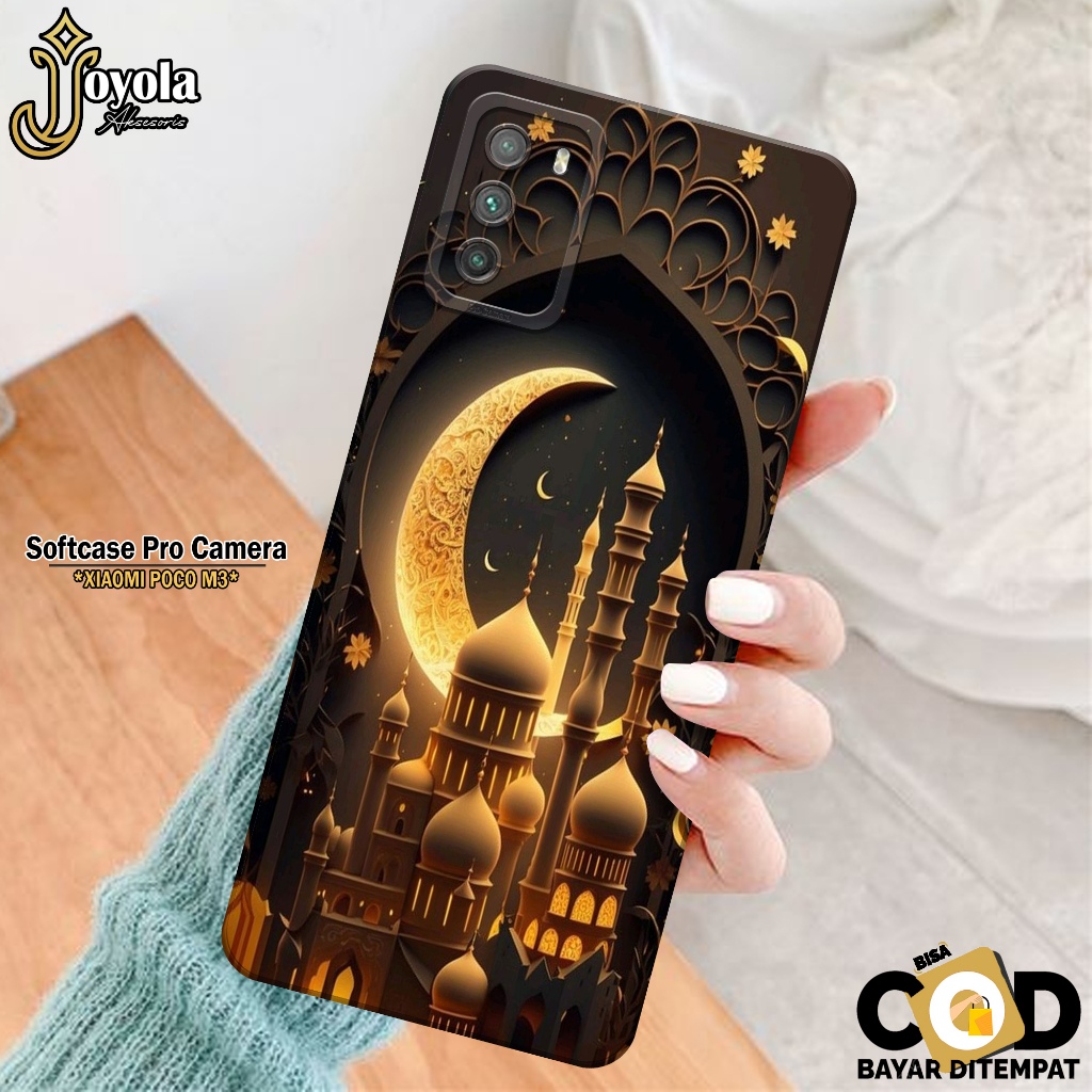 JOYOLA Case XIAOMI POCO M3 - Fahion Case Masjid - Softcase XIAOMI POCO M3 - Pro Camera - Casing XIAO