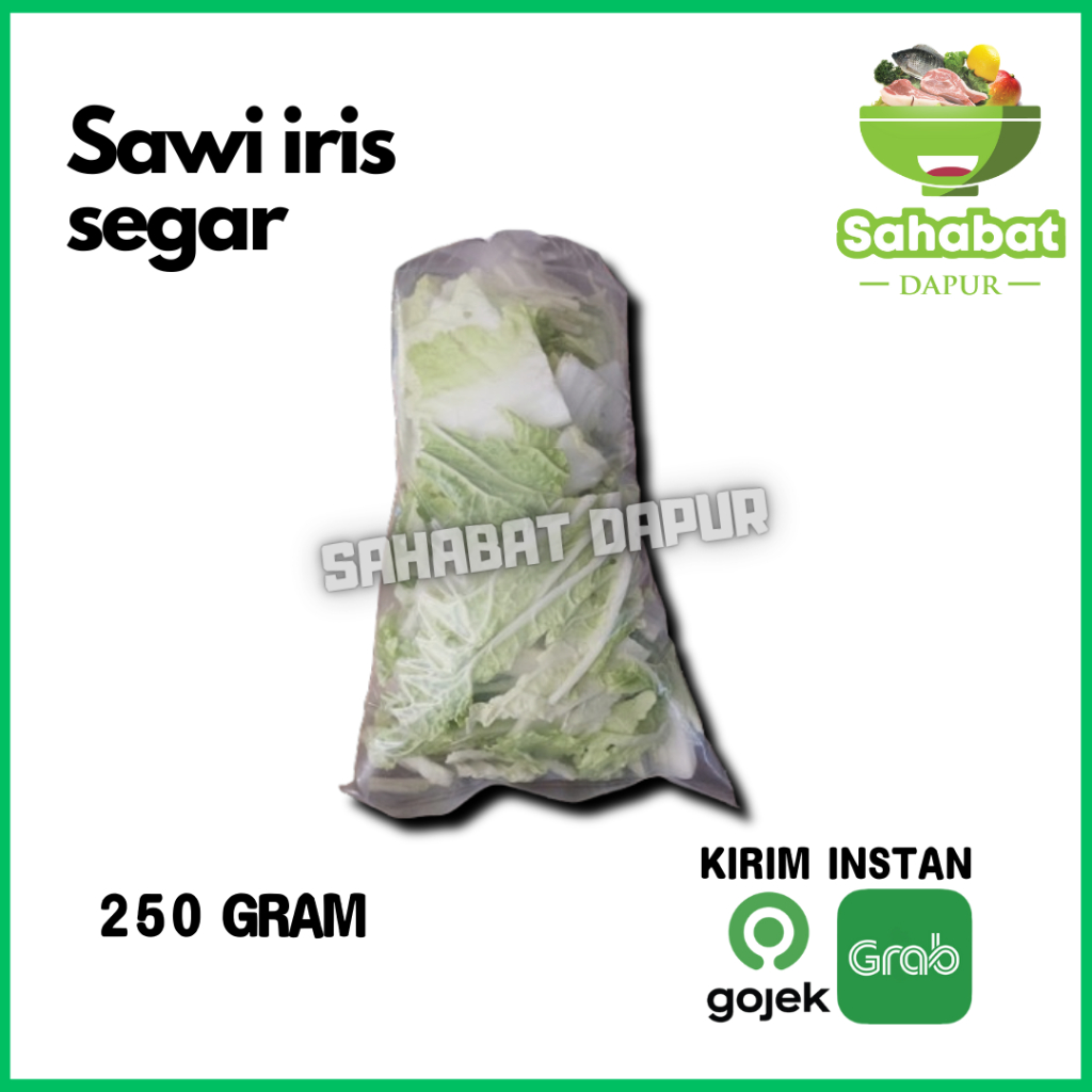 

Sawi Putih Iris 250gr - SAHABATdapur