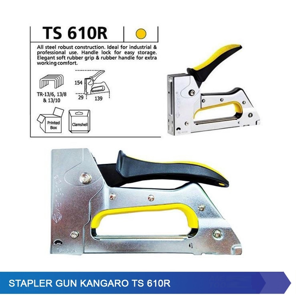 

Awet Alat Stapler Tembak Jok Kulit Motor / Guntacker Ts 610R Sejenis Max Tga/ Cekrekan / Stapler