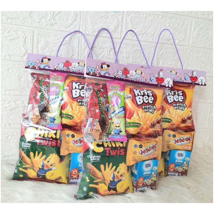 

Paket Snack Ulang Tahun Anak/ Hampers Anak/ Souvenir Ulang Tahun Anak/ Bingkisan Ulang Tahun Anak