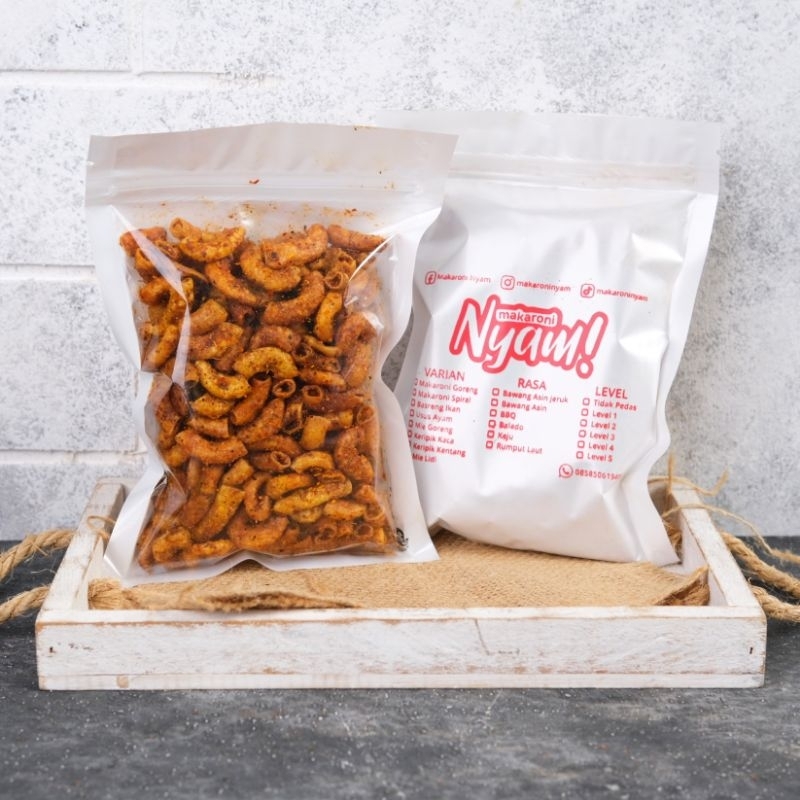 

Mix 3 (M. Goreng + Basreng + Kentang) Kemasan Plastik by Makaroni Nyam