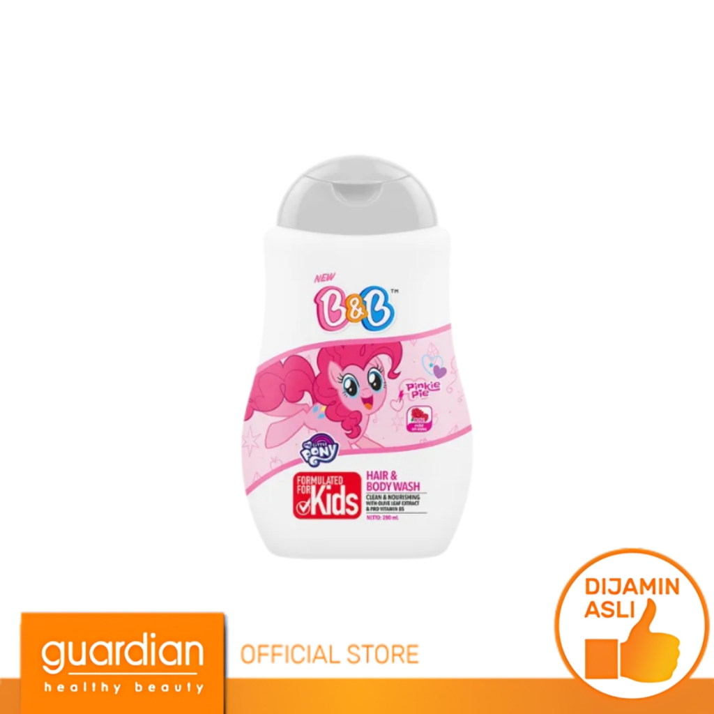 B&B Kids Hair & Body Wash Pinkie Pie 280ml
