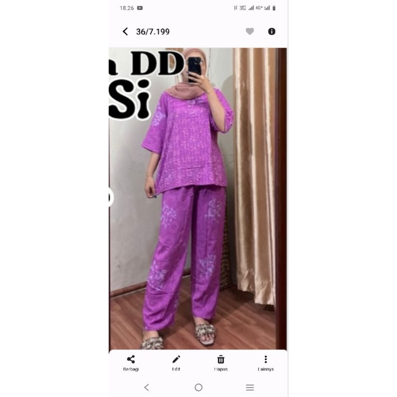 Setelan kuina Naomi si