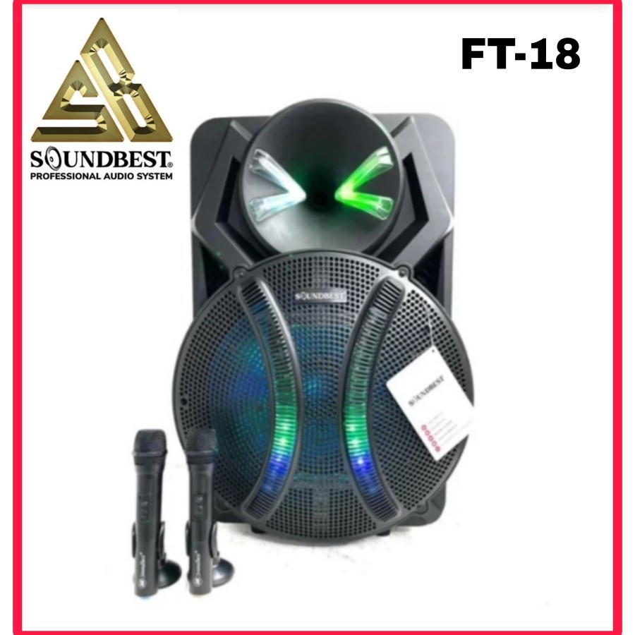 Speaker Portable Wireless Soundbest ft18 ft 18 18 inch original