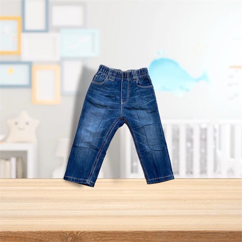 Celana Jeans Baby Popeye 18-24 bulan preloved second