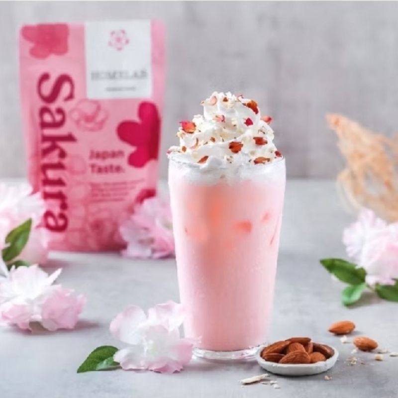 

HOMELAB | SAKURA Latte - 200gr | Bubuk Minuman Premium