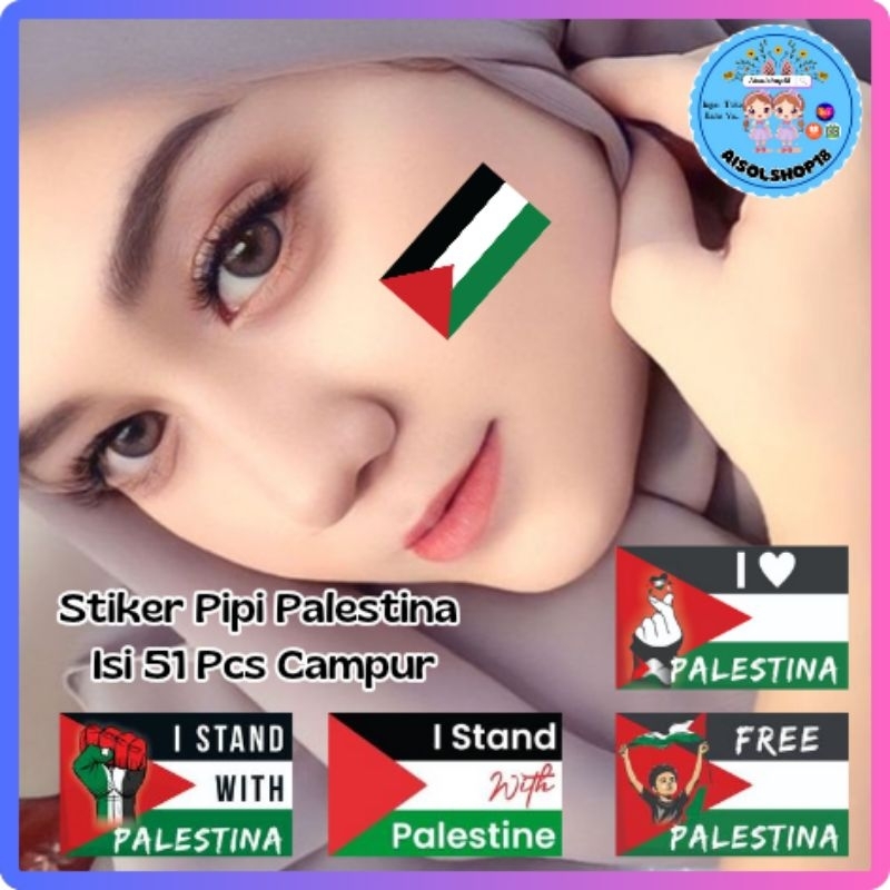 

Cetak Stiker Pipi Bendera Palestina isi 51 PCS