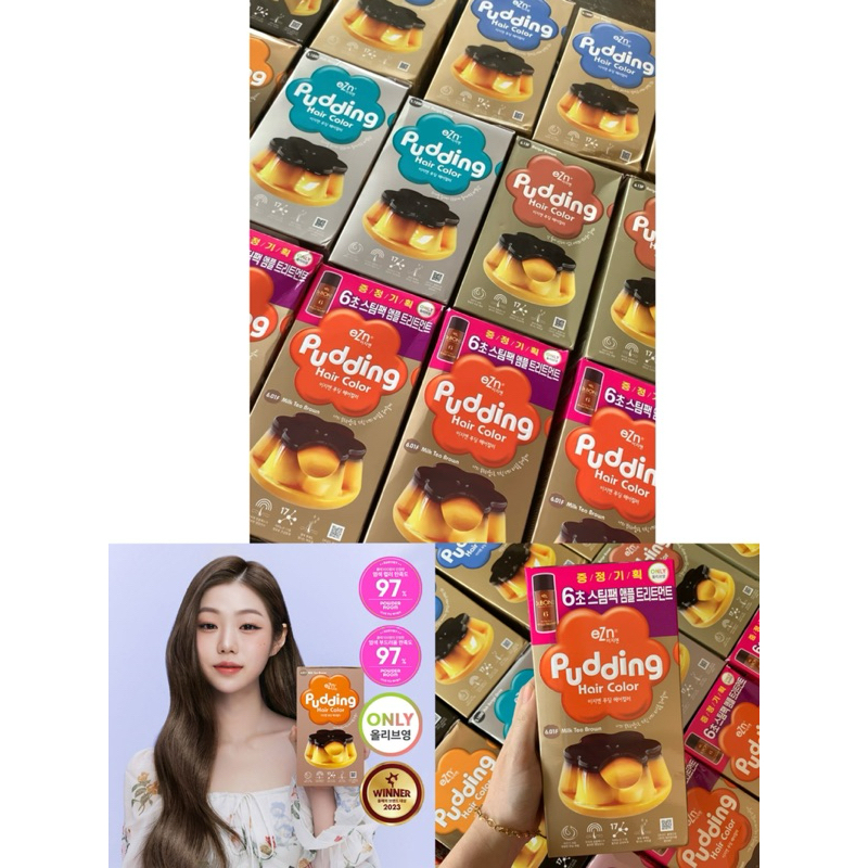 READY Ezn x DUCK Pudding Hair Color New Toning Hair Color