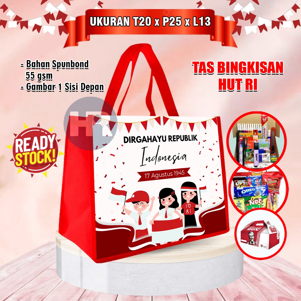 

Tas Souvenir 17 Agustus / Tas Kemerdekaan / Goodie Bag kemerdekaan / Tas Souvenir HUT RI / Tas Dirgahayu Republik Indonesia / Tas Souvenir Lomba 17 Agustus Kemerdekaan Republik Indonesia 17an Dirgahayu Merah Putih Tujuh Belasan