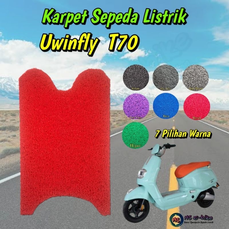 Karpet Sepeda Listrik Uwinfly T70