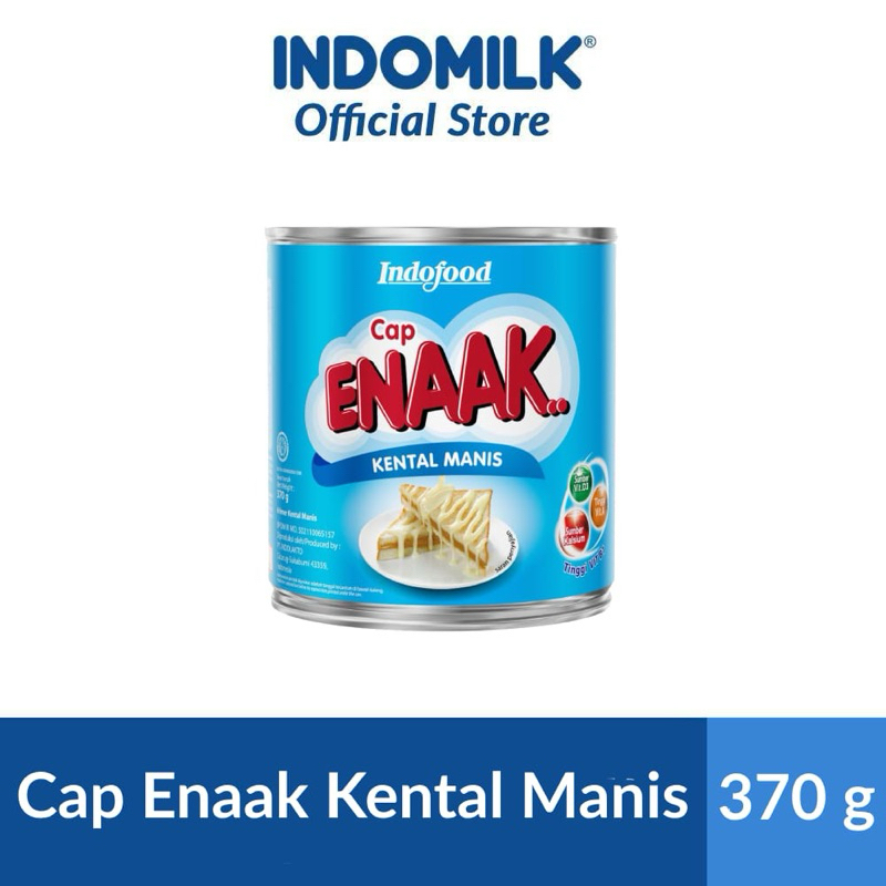 

Indofood Cap Enaak SKM Putih Kental Manis 370 gr