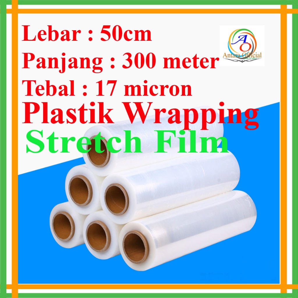 

Stretch Film 50x300m Plastik Wrapping Meter