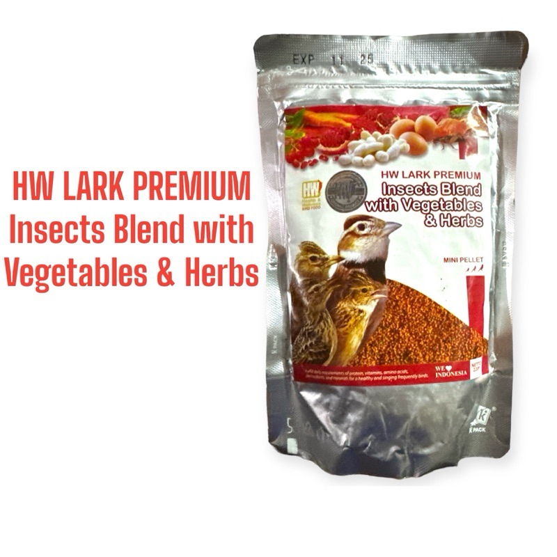 HW LARK PREMIUM Pakan Burung Branjangan. Sanma, mongolian Lark