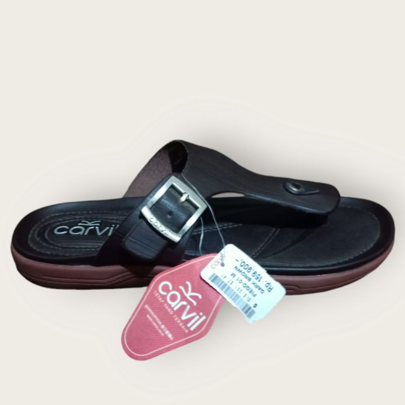 SANDAL JEPIT CARVIL ASLI ORIGINAL/ SANDAL CARVIL PRIA TERBARU /SANDAL JEPIT  CARVIL PRIA ANTI SLIP D