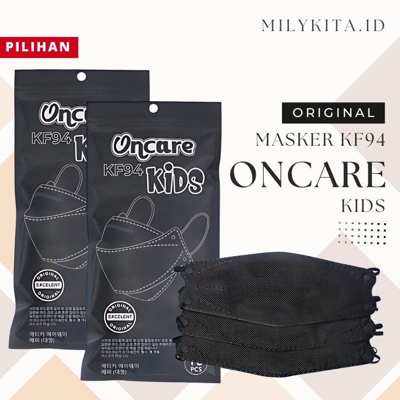 Masker Anak KF94 Careion Gradasi Mix Isi 10 4 Lapis Kids Polos
