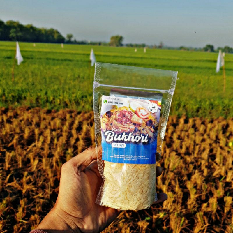 

Basmati Ori 250gr + Bumbu Bukhari instan