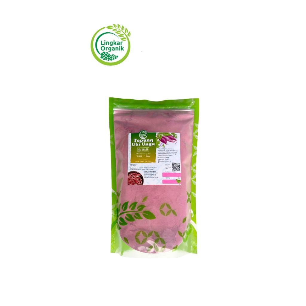 

Lingkar Organik Tepung Ubi Ungu Organik 500 gr - Gluten Free