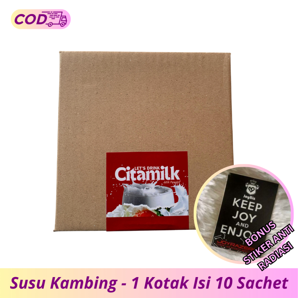 

Susu Kambing Citamilk - 1 Kotak - Susu Kambing Premium - 200 Gram
