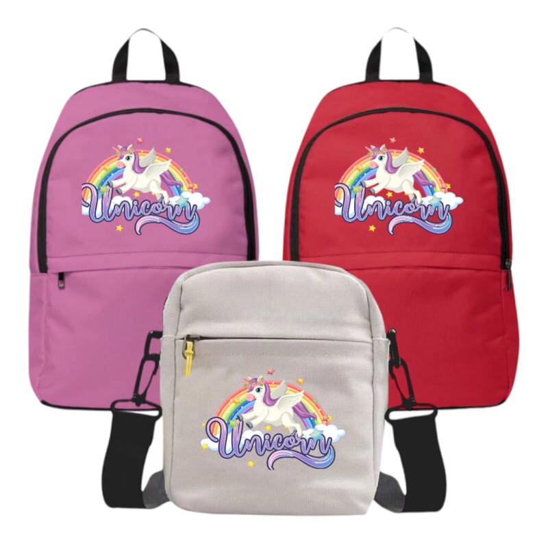 Tas Kuda Poni Unicorn tas sekolah anak gambar kuda poni unicorn Tas Sekolah Kuda Poni Unicorn Viral 