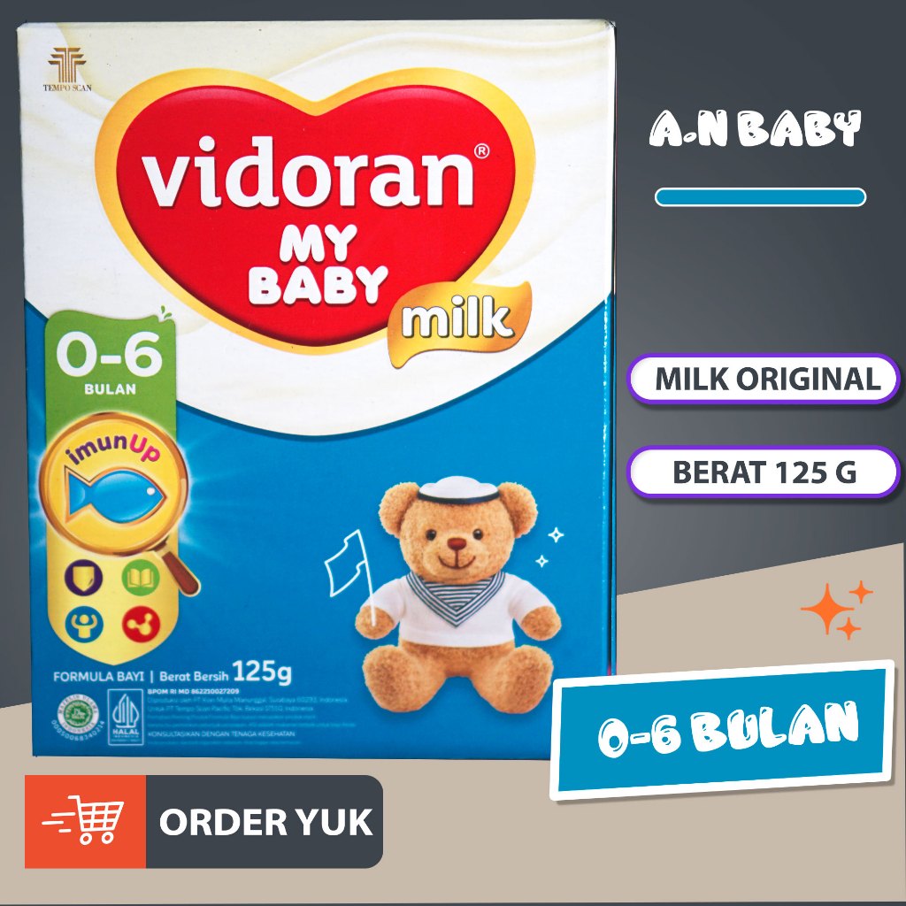 Susu Vidoran My Baby 0-6 Bulan 125 Gram
