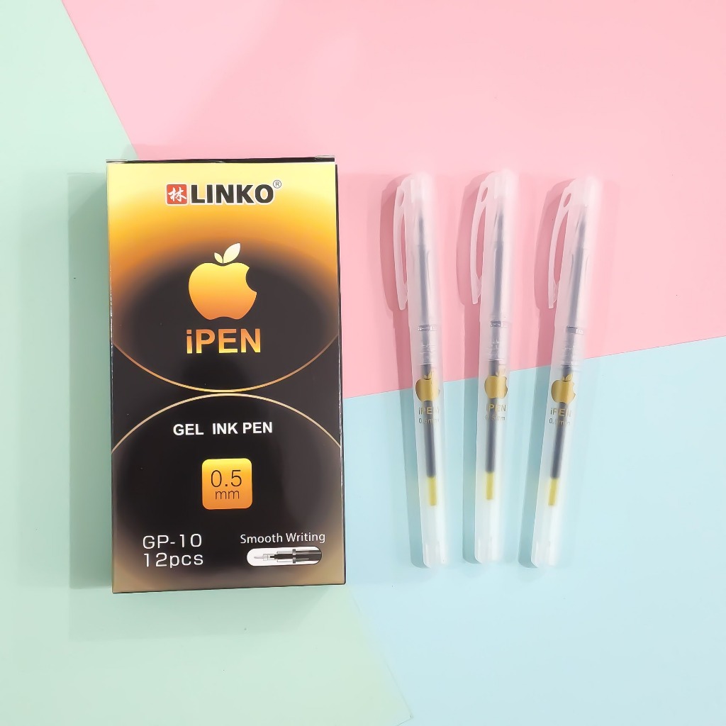 

1 LSN / 12 Pcs Gel Pen Linko GP-10 Ipen Trans