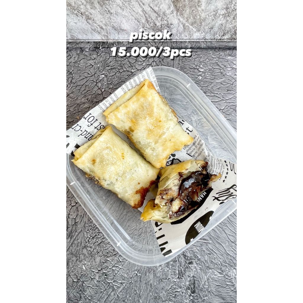 

PisCok - Pisang Coklat - 3 pcs - Ready to Eat - Ready Setiap Hari