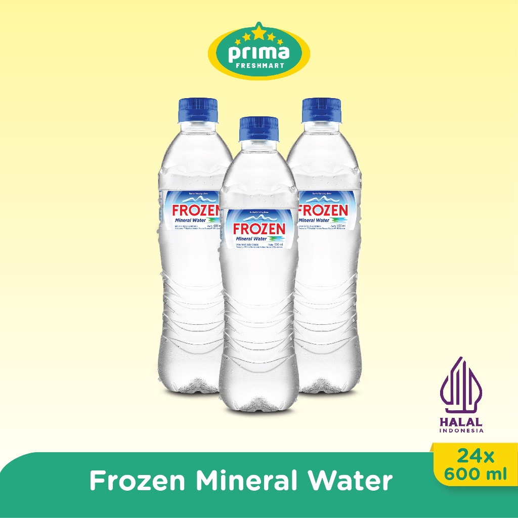 

FROZEN MINERAL WATER 600 ML/BTL ISI 24 BTL (1 Dus)