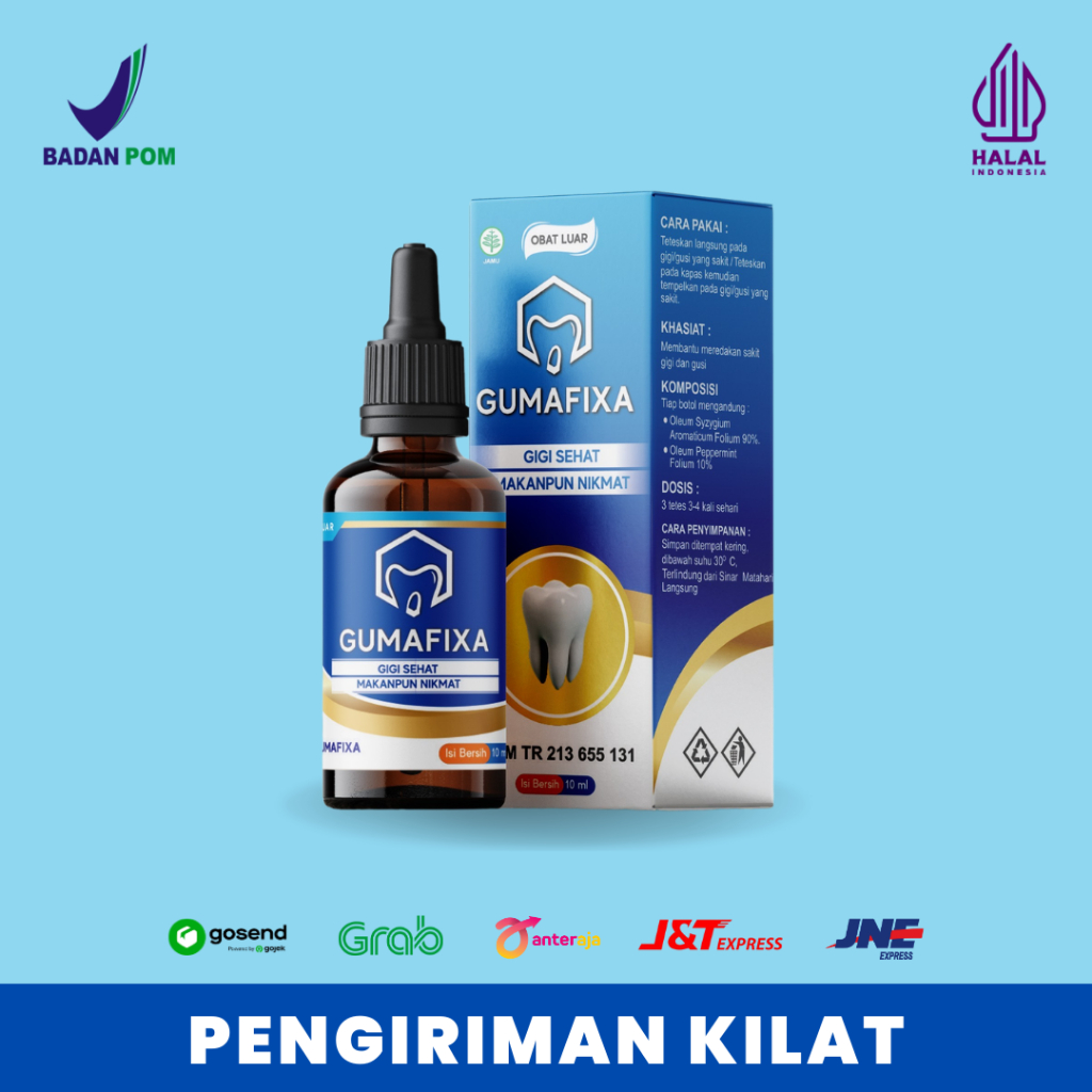 Obat Sakit Gigi Berlubang Gusi Bengkak Paling Ampuh GUMAFIXA BPOM