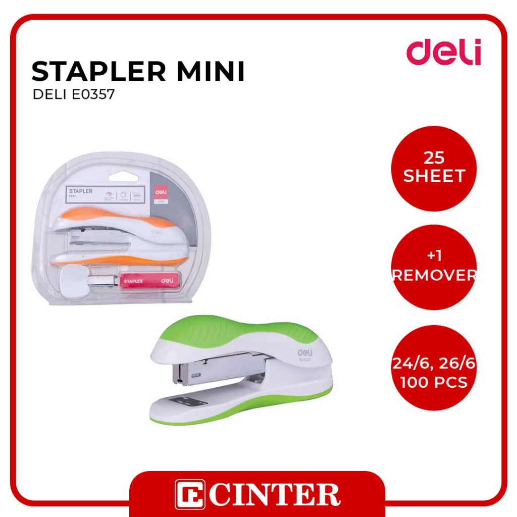

DELI - HEKTER KECIL / JEKREKAN / CETREKAN / STAPLER MINI N0.24/6.26/6 E0357