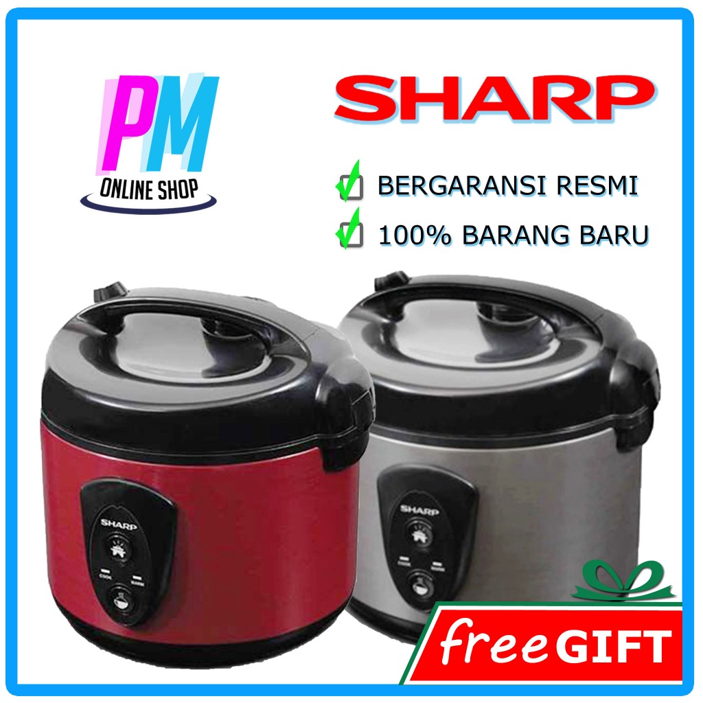 SHARP RICE COOKER 1.8 LITER 3 IN 1 KS-N18MG / KS-N18MG-RD /KS-N18MG-SL / KS-N18MG-PK / KS-N18MG-BL