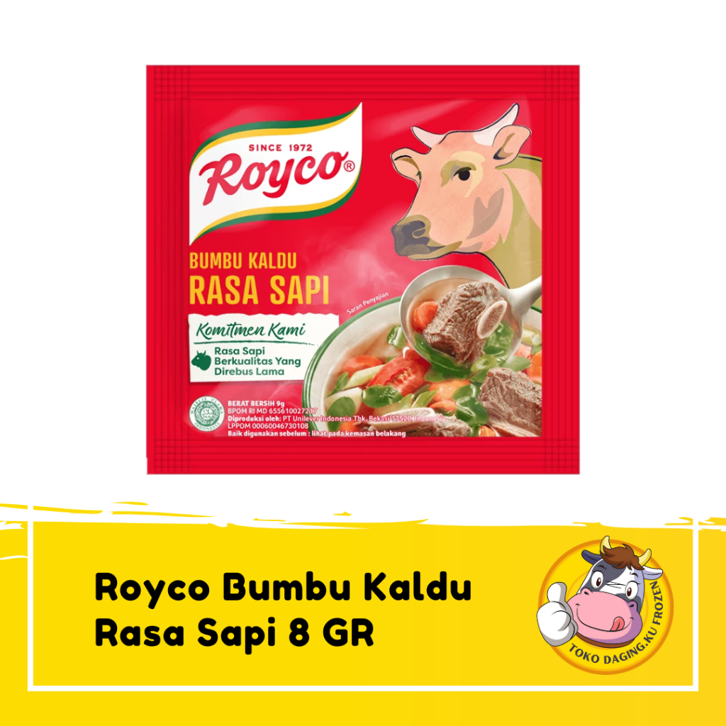 

PENYEDAP MAKANAN/ROYCO SAPI 8 GR