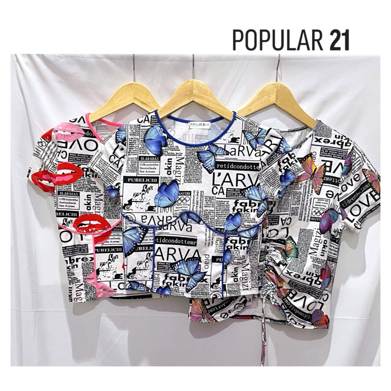 POPULAR 21 Kaos Print