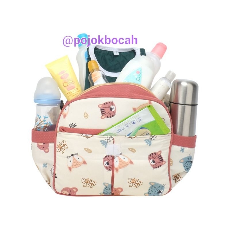 POJOK BOCAH MOM'S BABY CARE IN STYLE TAS BAYI KECIL SMALL BABY BAG TAS BOTOL SUSU PERLENGKAPAN BAJU 