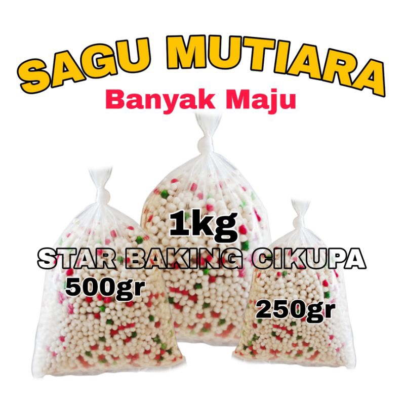 

SAGU MUTIARA MURAH 1KG 500GR 250GR Bubur Mutiara Pacar Cina