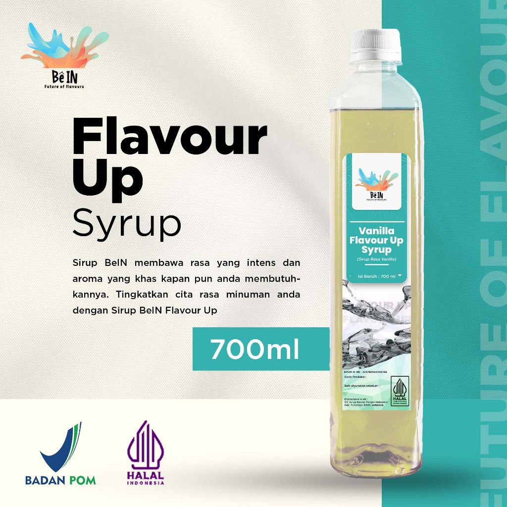 

BeIn Vanilla Flavour UP Syrup - Sirup Penguat Rasa 700ml