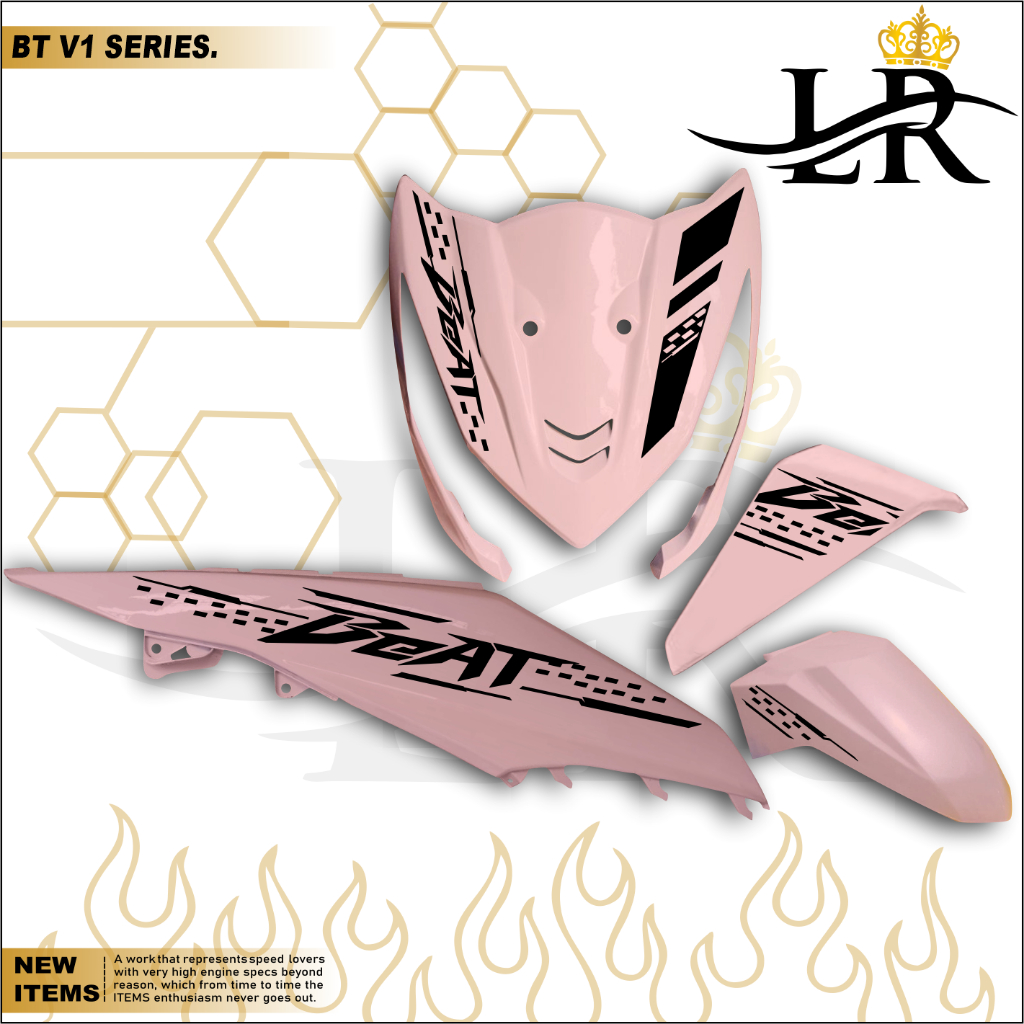 V7 STICKER STRIPING VARIASI BEAT FI SIMPEL BAHAN CUTTING STIKER STIKER BEAT F1 LIS BODY BEAT SIMPEL