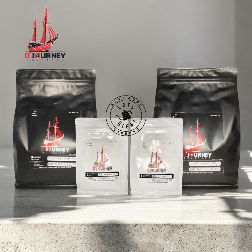 

D'journey Coffee Roastery / Kopi Biji For Espreso & Manual brew 200gr & 1kg