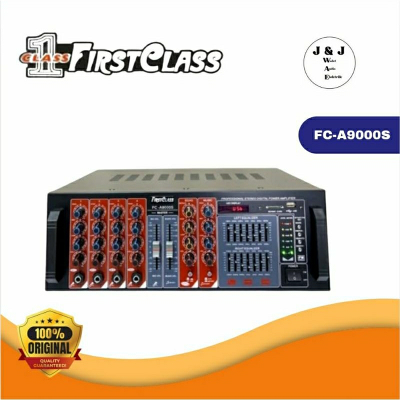 POWER AMPLIFIER FIRSTCLASS FC-A9000S POWER AMPLI SPEAKER PASIF FIRSTCLASS