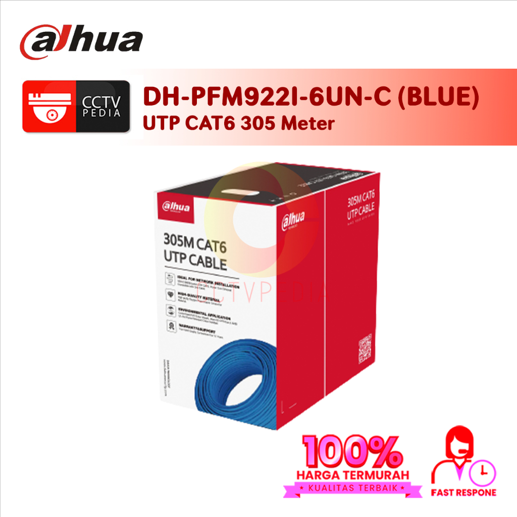 KABEL UTP CAT 6 DAHUA 305 METER